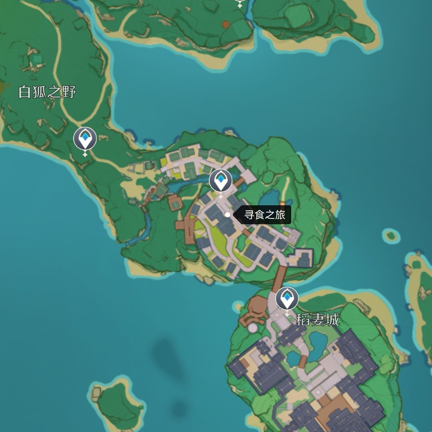 原神 (Genshin Impact) 全能美食隊系列任務觸發地點標註 原神 (Genshin Impact) 全能美食隊系列任務觸發地點標註