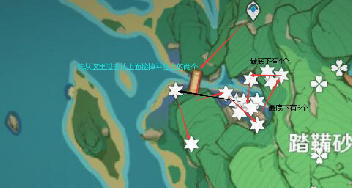 原神 (Genshin Impact) 晶化骨髓高效率採集路線分享 原神 (Genshin Impact) 晶化骨髓高效率採集路線分享