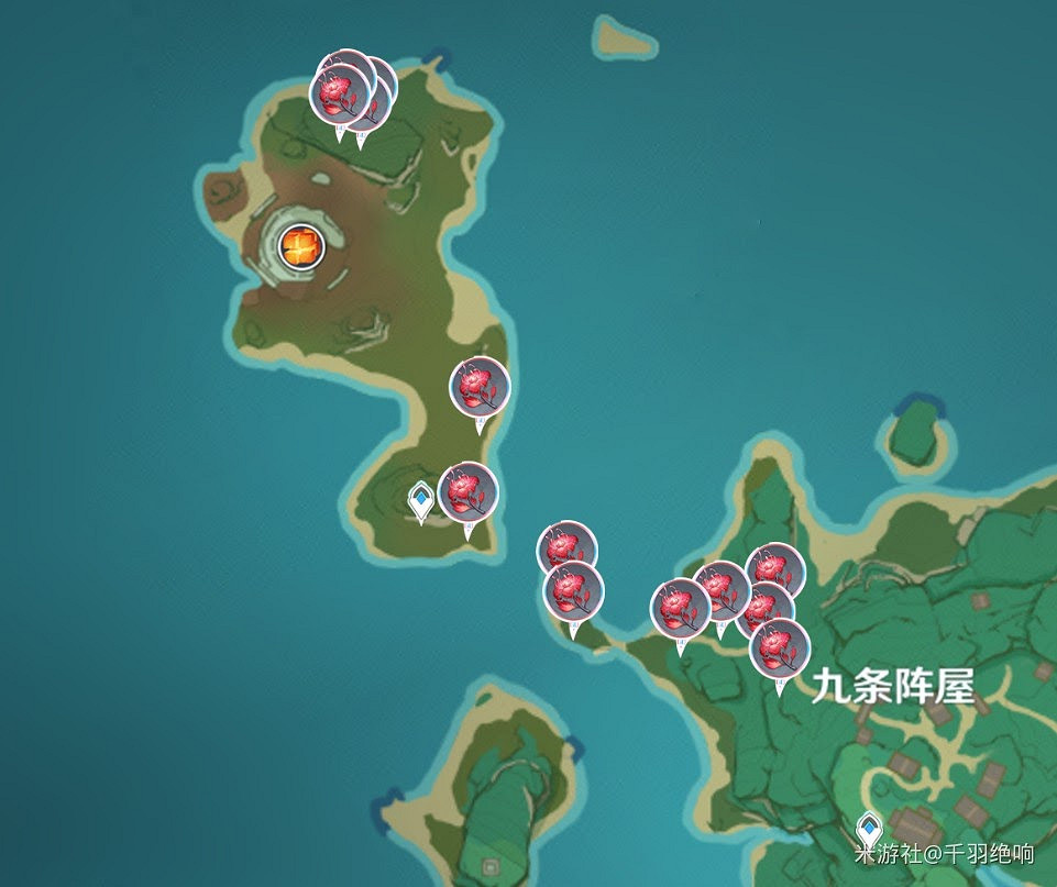 原神 (Genshin Impact) 血斛採集位置一覽 原神 (Genshin Impact) 血斛採集位置一覽