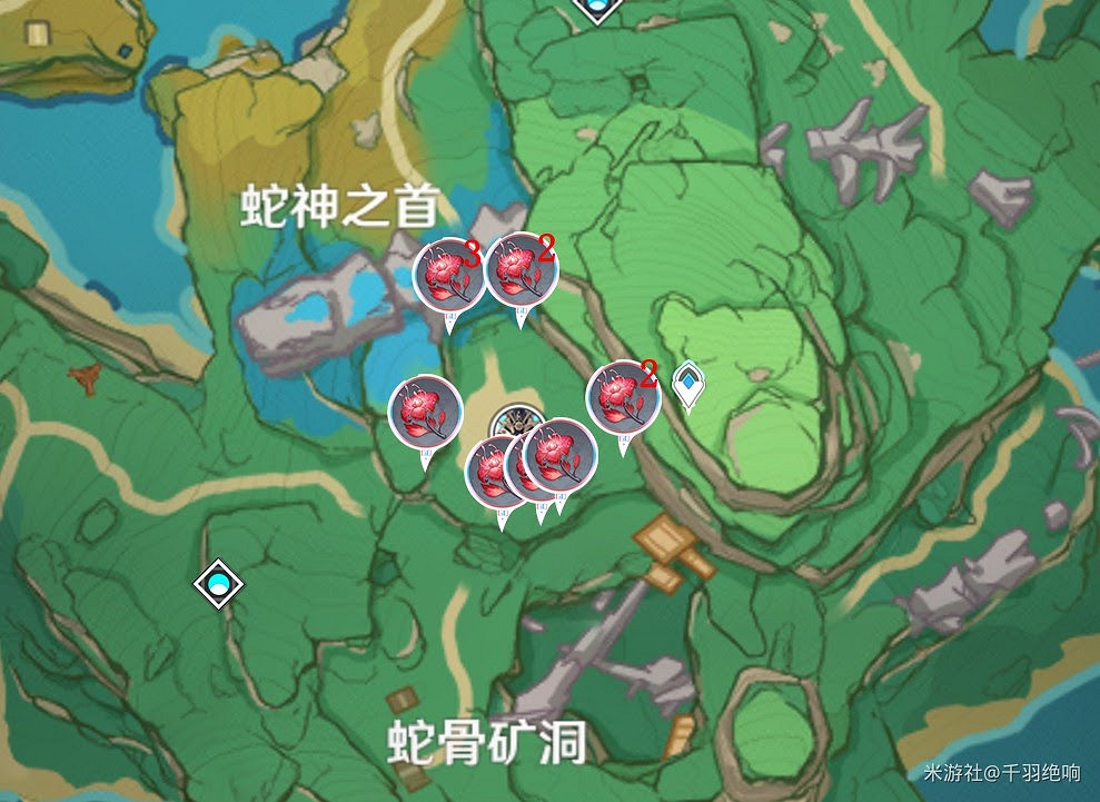 原神 (Genshin Impact) 血斛採集位置一覽 原神 (Genshin Impact) 血斛採集位置一覽