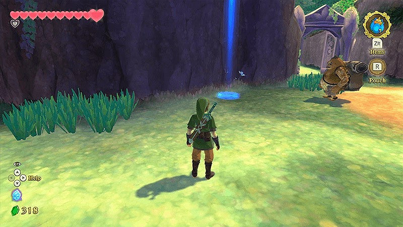 薩爾達傳說 禦天之劍 HD 留言石分佈位置