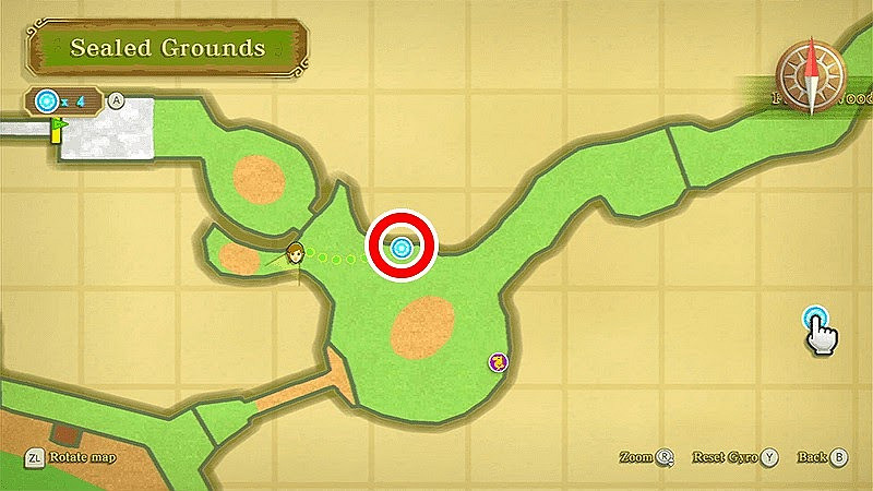 薩爾達傳說 禦天之劍 HD 留言石分佈位置