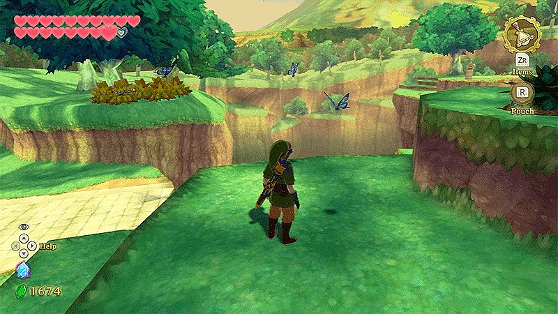 薩爾達傳說 禦天之劍 HD 留言石分佈位置