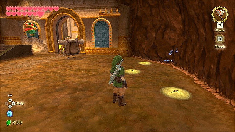 薩爾達傳說 禦天之劍 HD 留言石分佈位置