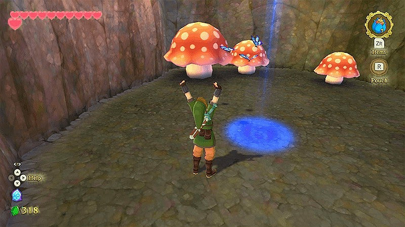 薩爾達傳說 禦天之劍 HD 留言石分佈位置