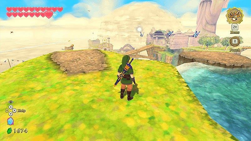 薩爾達傳說 禦天之劍 HD 留言石分佈位置