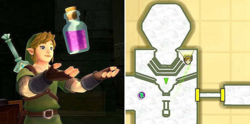 薩爾達傳說 禦天之劍 HD 空瓶子分佈位置與收集攻略
