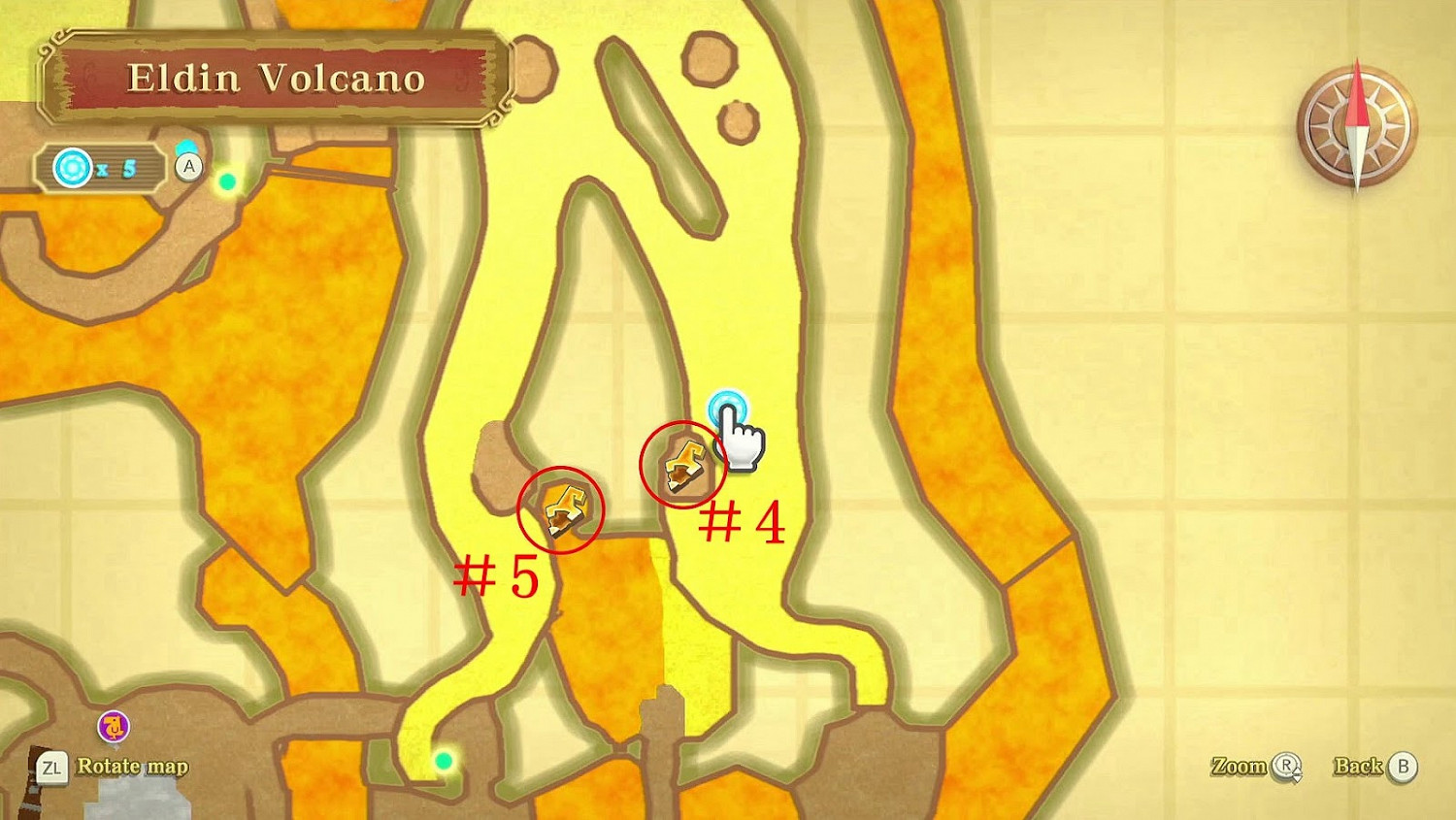 薩爾達傳說 禦天之劍 HD 大地神殿鑰匙碎片分佈位置