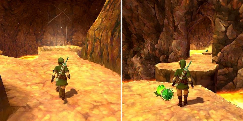 薩爾達傳說 禦天之劍 HD 大地神殿鑰匙碎片分佈位置