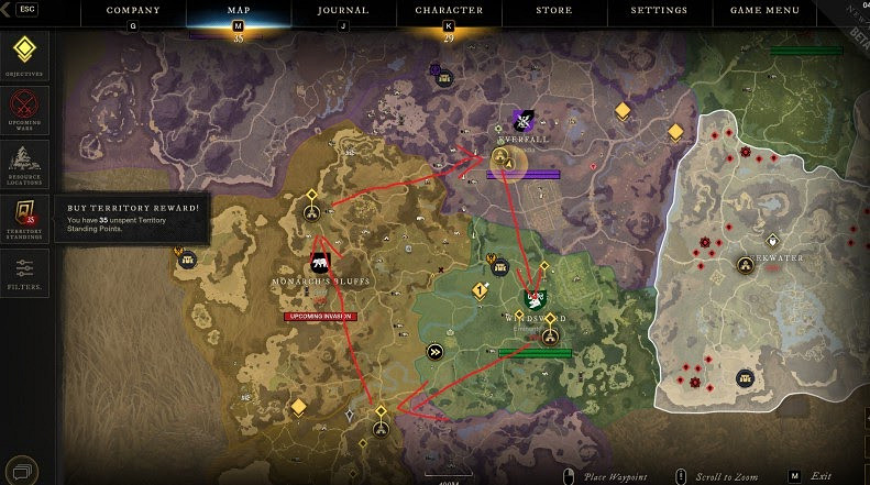 新世界 (New World) 領地任務、賺錢與練習剝皮教學 新世界 (New World) 領地任務、賺錢與練習剝皮教學