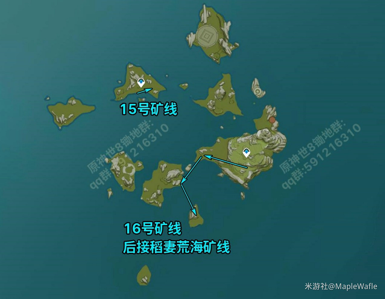 《原神》全地圖鋤地路線分享