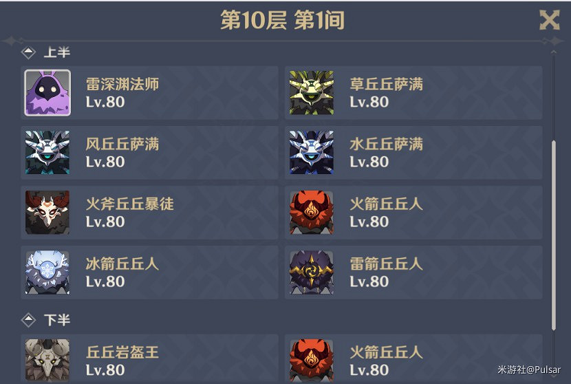 《原神》2.0版8月第一期深淵怪物配置分析 《原神》2.0版8月第一期深淵怪物配置分析