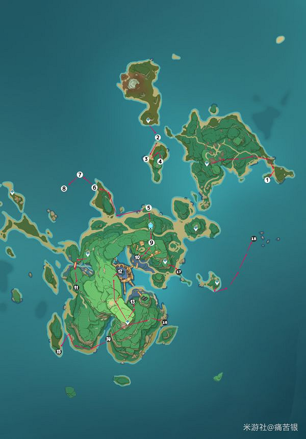 《原神》2.0版本稻妻全雷靈寶箱獲取路線圖 《原神》2.0版本稻妻全雷靈寶箱獲取路線圖