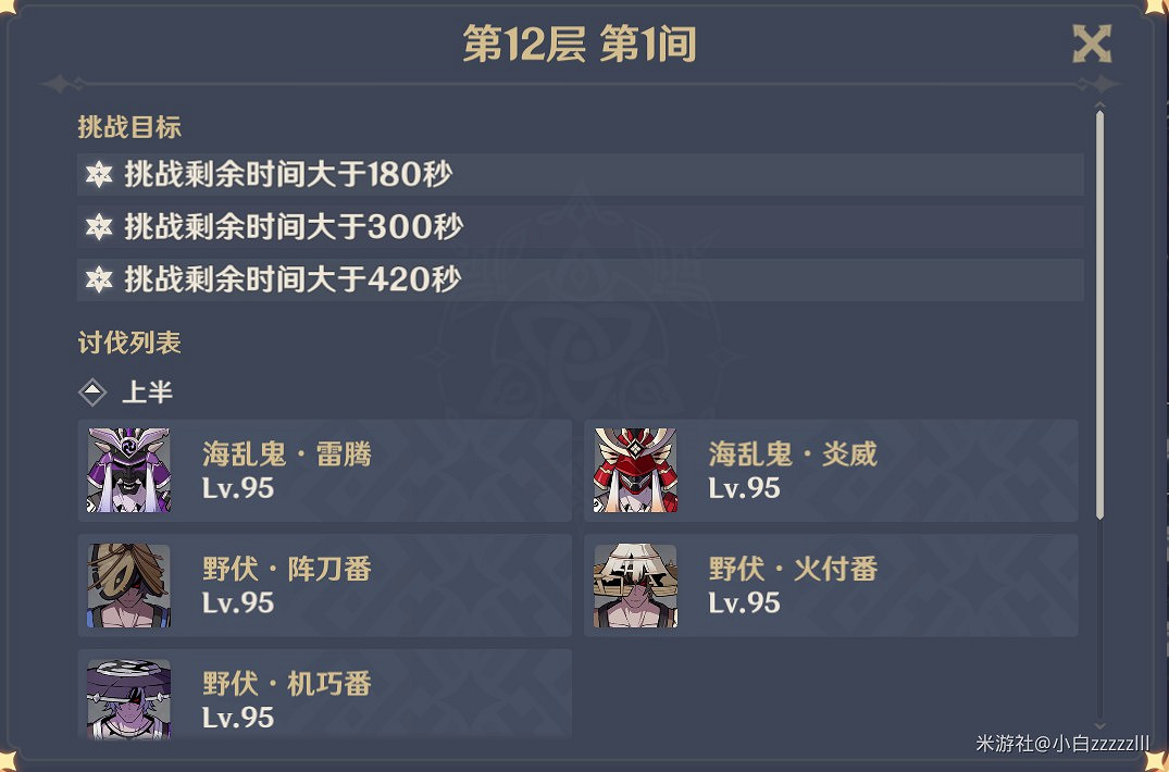 《原神》2.0版8月第一期深淵第12層打法教學 《原神》2.0版8月第一期深淵第12層打法教學