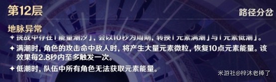 《原神》2.0第一期深淵9-12層怪物陣容