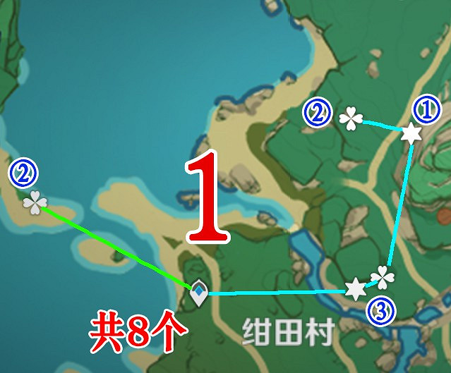 《原神》2.0版132個紫晶塊位置與跑圖路線 《原神》2.0版132個紫晶塊位置與跑圖路線