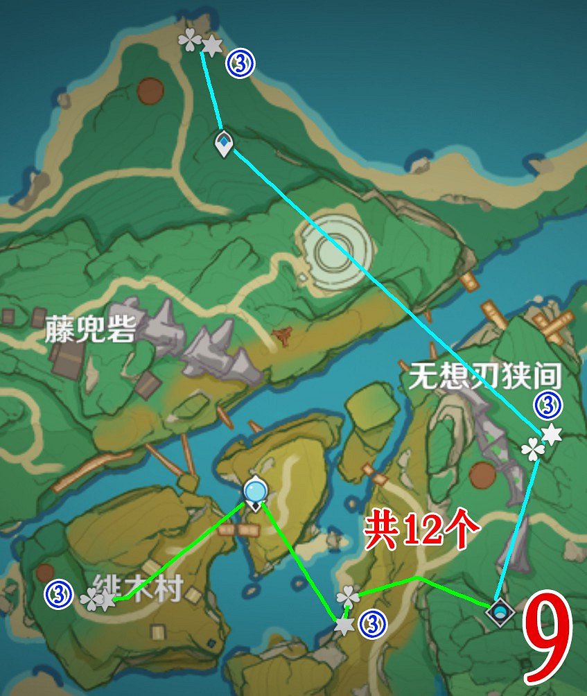 《原神》2.0版132個紫晶塊位置與跑圖路線 《原神》2.0版132個紫晶塊位置與跑圖路線