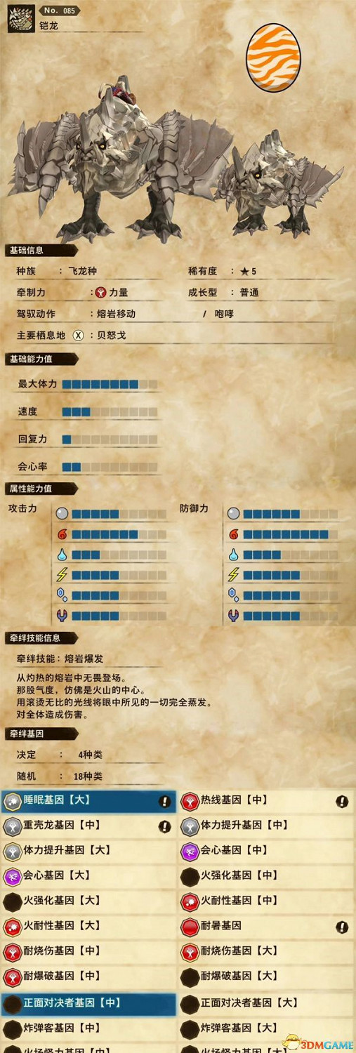 《魔物獵人物語2：破滅之翼》全隨行獸圖鑒 隨行獸能力詳解