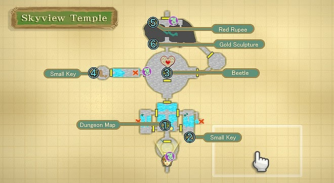 薩爾達傳說 禦天之劍 HD 全地圖及收集要素一覽