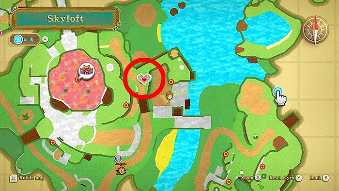 薩爾達傳說 禦天之劍 HD 全地圖及收集要素一覽