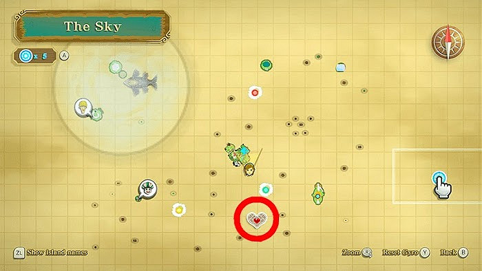 薩爾達傳說 禦天之劍 HD 全地圖及收集要素一覽