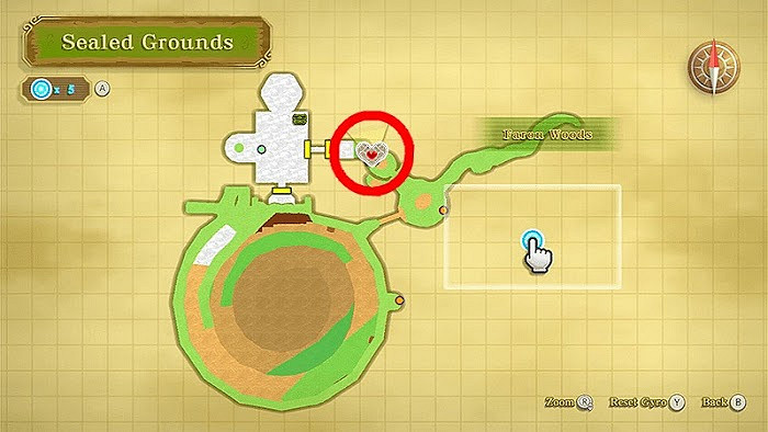 薩爾達傳說 禦天之劍 HD 全地圖及收集要素一覽