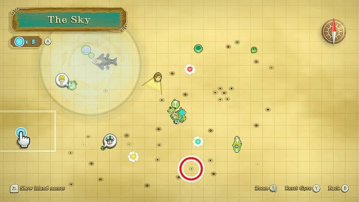 薩爾達傳說 禦天之劍 HD 全地圖及收集要素一覽