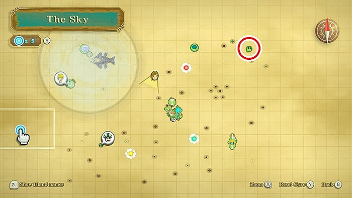 薩爾達傳說 禦天之劍 HD 全地圖及收集要素一覽