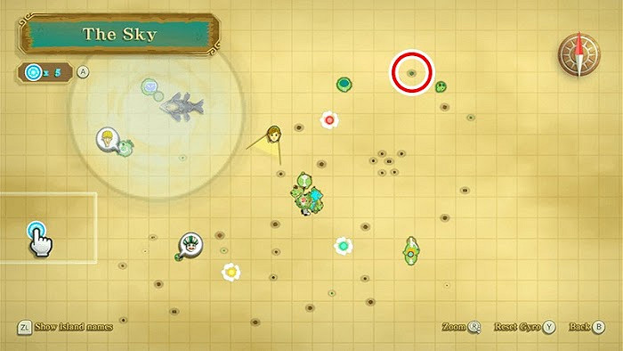 薩爾達傳說 禦天之劍 HD 全地圖及收集要素一覽