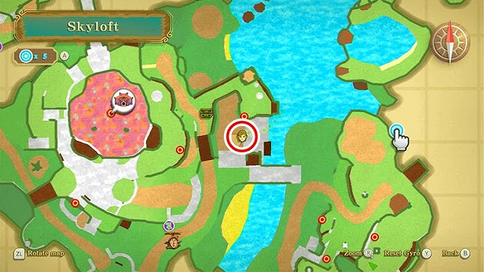 薩爾達傳說 禦天之劍 HD 全地圖及收集要素一覽