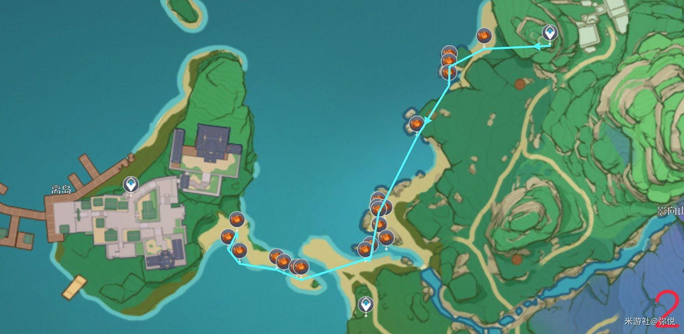 原神 (Genshin Impact) 2.0版本稻妻區域螃蟹收集位置一覽