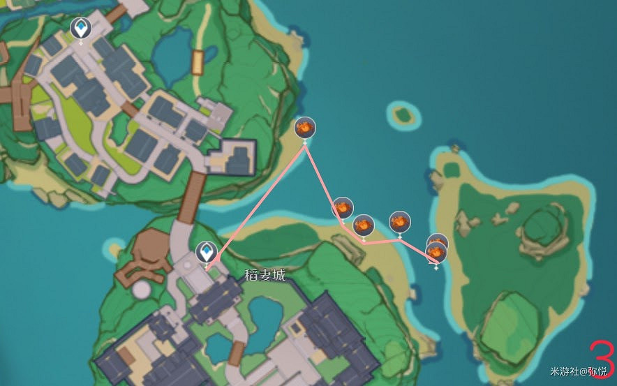 原神 (Genshin Impact) 2.0版本稻妻區域螃蟹收集位置一覽