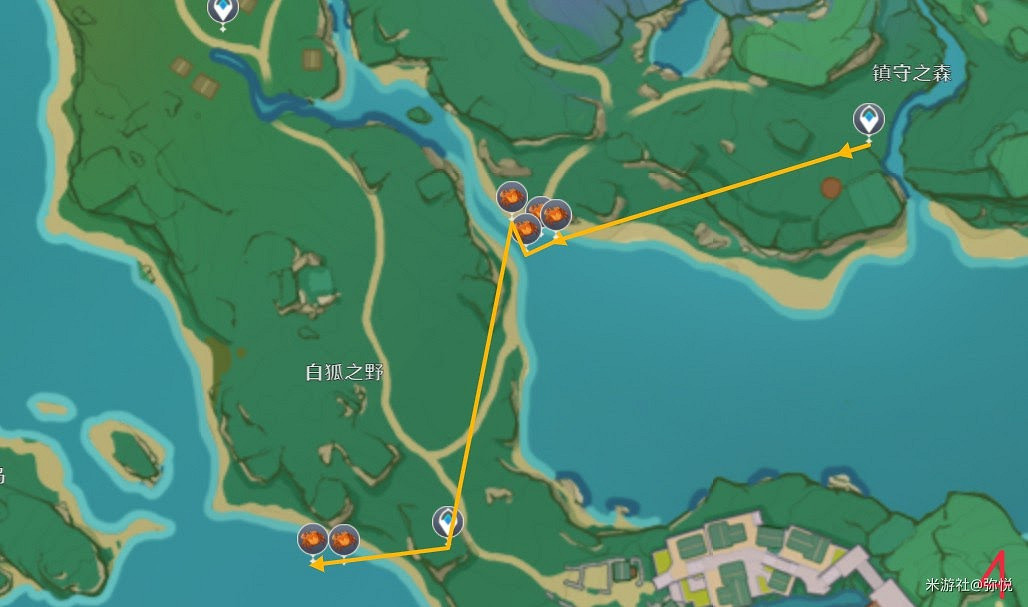 原神 (Genshin Impact) 2.0版本稻妻區域螃蟹收集位置一覽