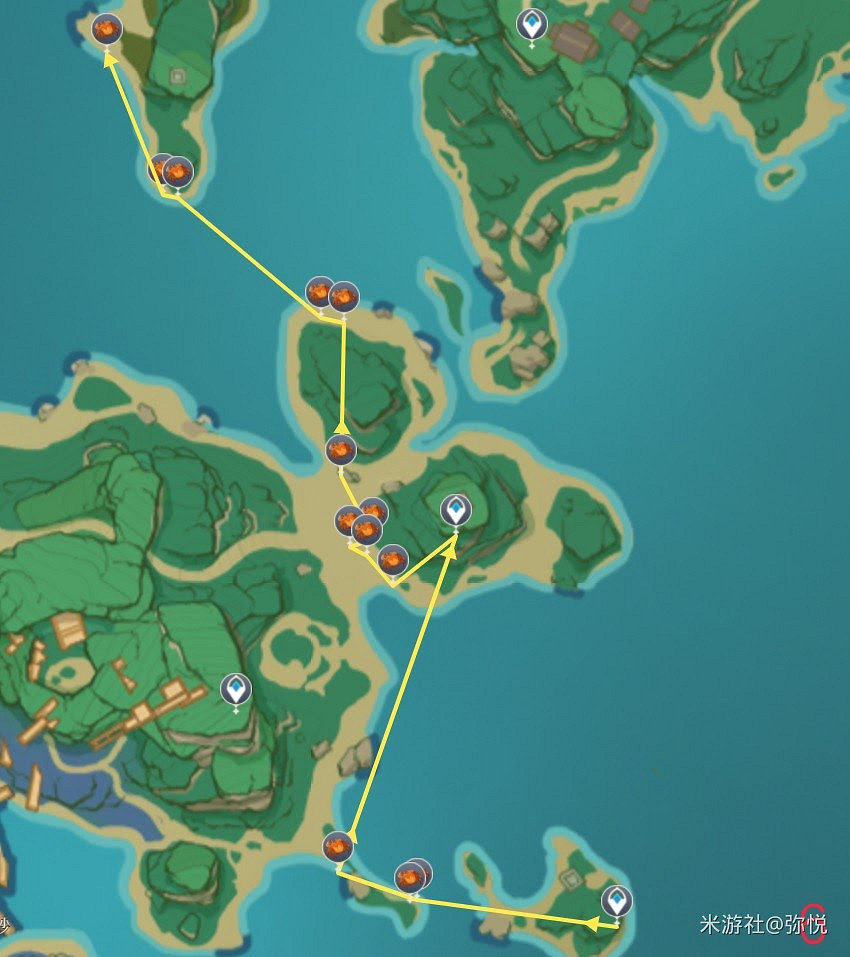 原神 (Genshin Impact) 2.0版本稻妻區域螃蟹收集位置一覽