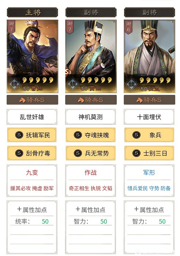 《三國志戰略版》S3賽季共存陣容分享 含兵書加點 《三國志戰略版》S3賽季共存陣容分享 含兵書加點