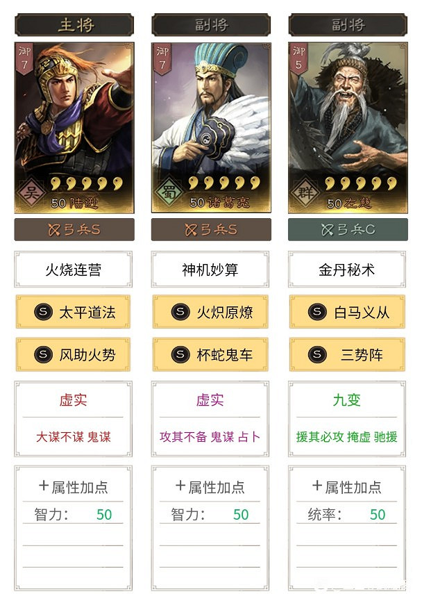 《三國志戰略版》S3賽季共存陣容分享 含兵書加點 《三國志戰略版》S3賽季共存陣容分享 含兵書加點