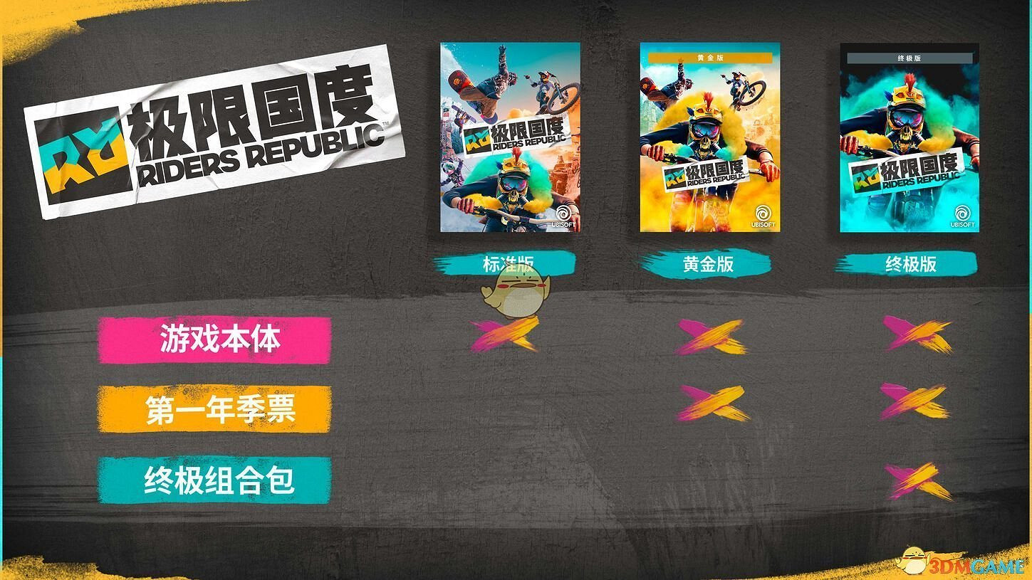 《極限共和國》全版本區別一覽