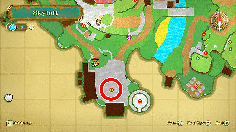 薩爾達傳說 禦天之劍 HD 幽寂淚珠分佈位置