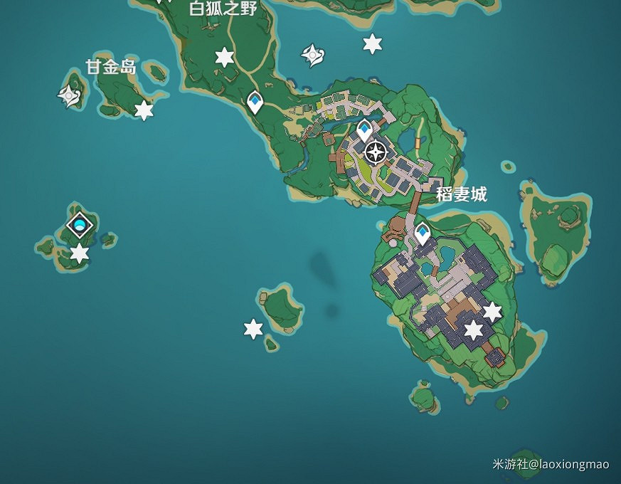 《原神》2.0全雷神瞳點位標識