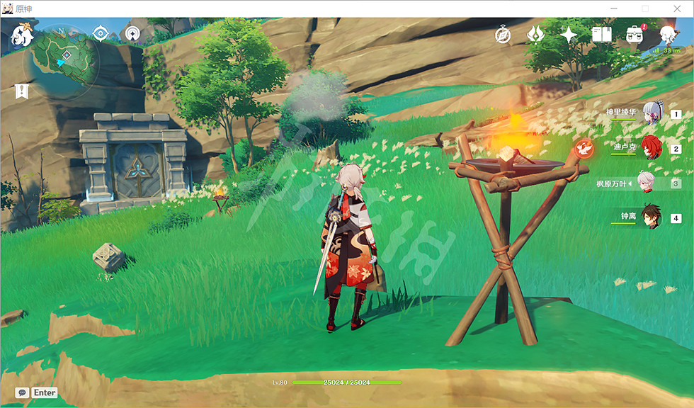 《原神》稻妻點燃火把解謎玩法分享 《原神》稻妻點燃火把解謎玩法分享