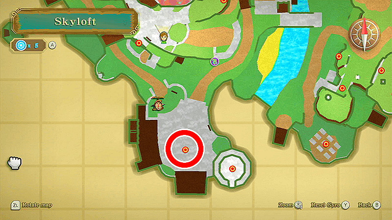 《薩爾達傳說 禦天之劍 HD》幽寂淚珠分佈位置