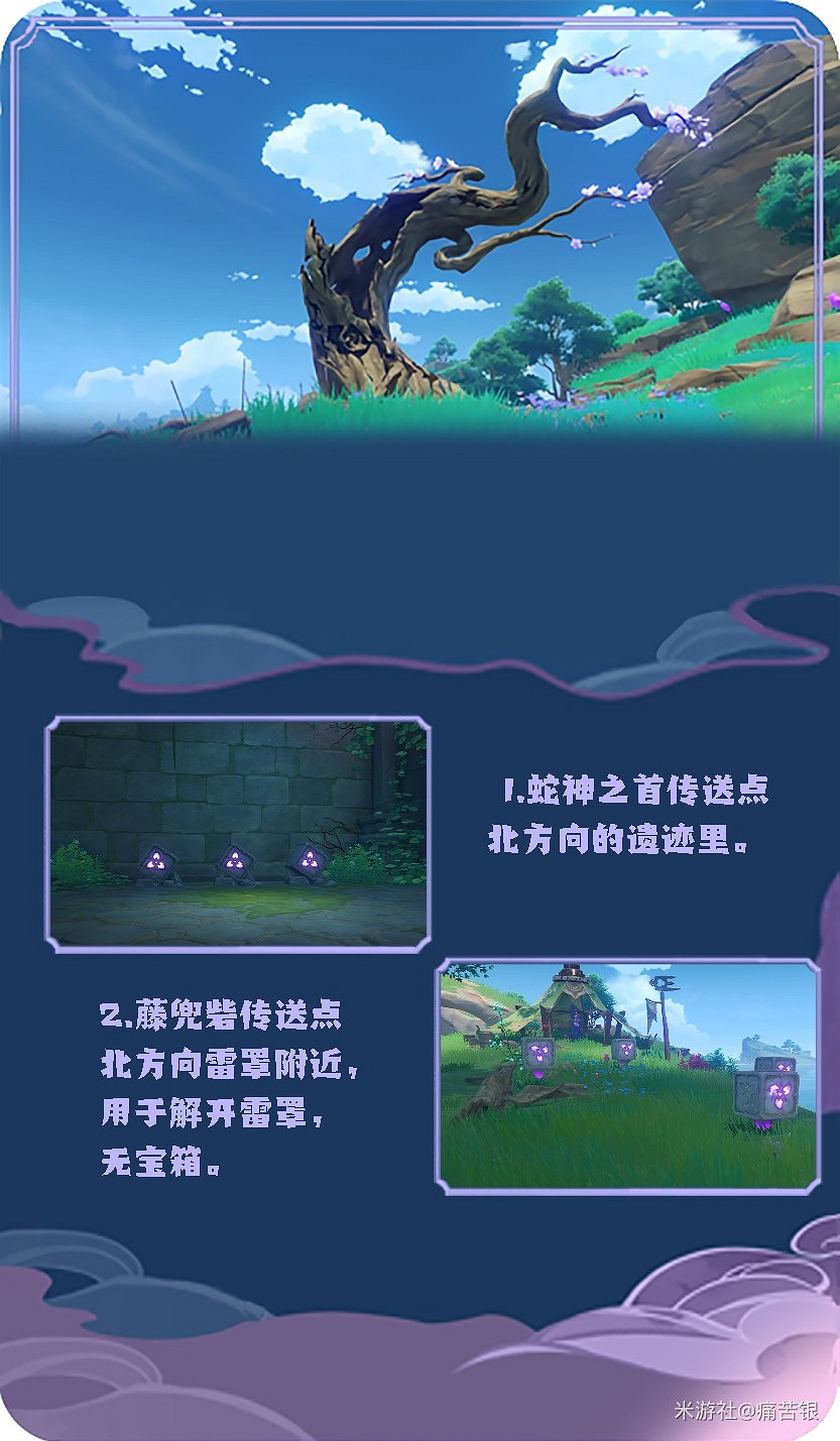 《原神》2.0版稻妻機關立方路線圖 《原神》2.0版稻妻機關立方路線圖