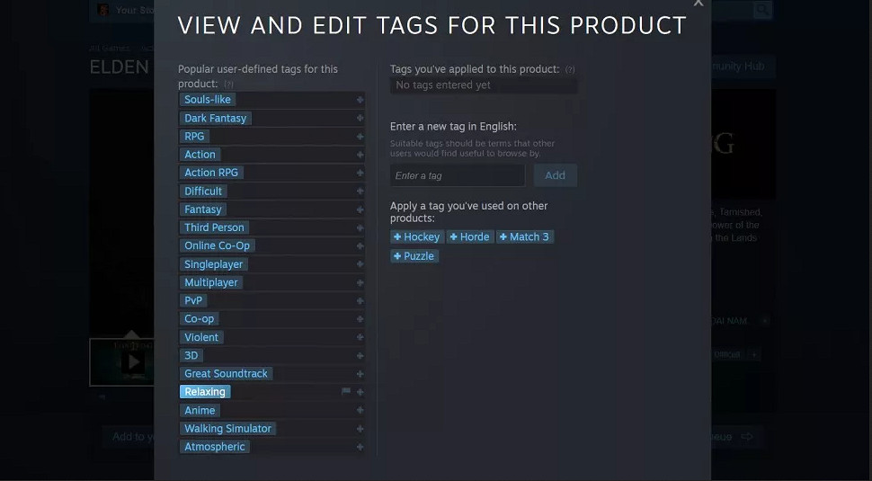 《艾爾登法環》是戀愛模擬器？Steam玩家添加整活分類標籤