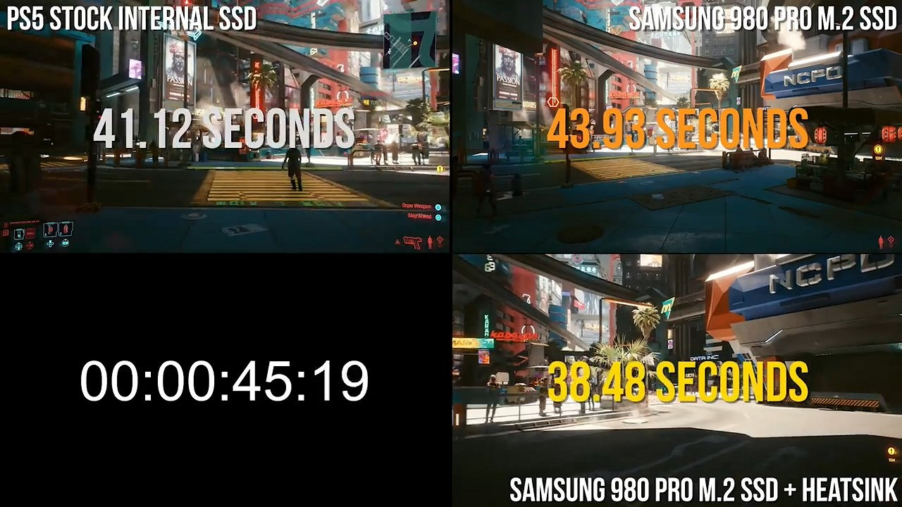 測試發現:三星980 Pro性能稍微好於PS5內建SSD 測試發現:三星980 Pro性能稍微好於PS5內建SSD