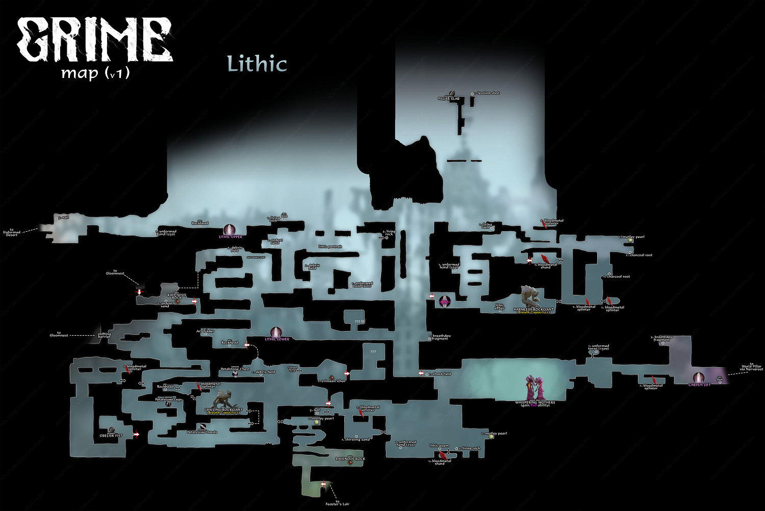 《GRIME》地圖大全 全地圖詳細一覽 《GRIME》地圖大全 全地圖詳細一覽