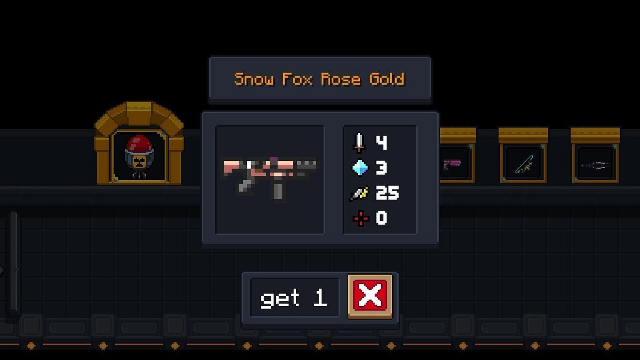 《元氣騎士》雪狐玫瑰金使用攻略