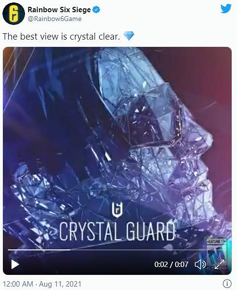 育碧公布《虹彩六號:圍攻行動》Y6S3 Crystal Guard(水晶衛士) 育碧公布《虹彩六號:圍攻行動》Y6S3 Crystal Guard(水晶衛士)