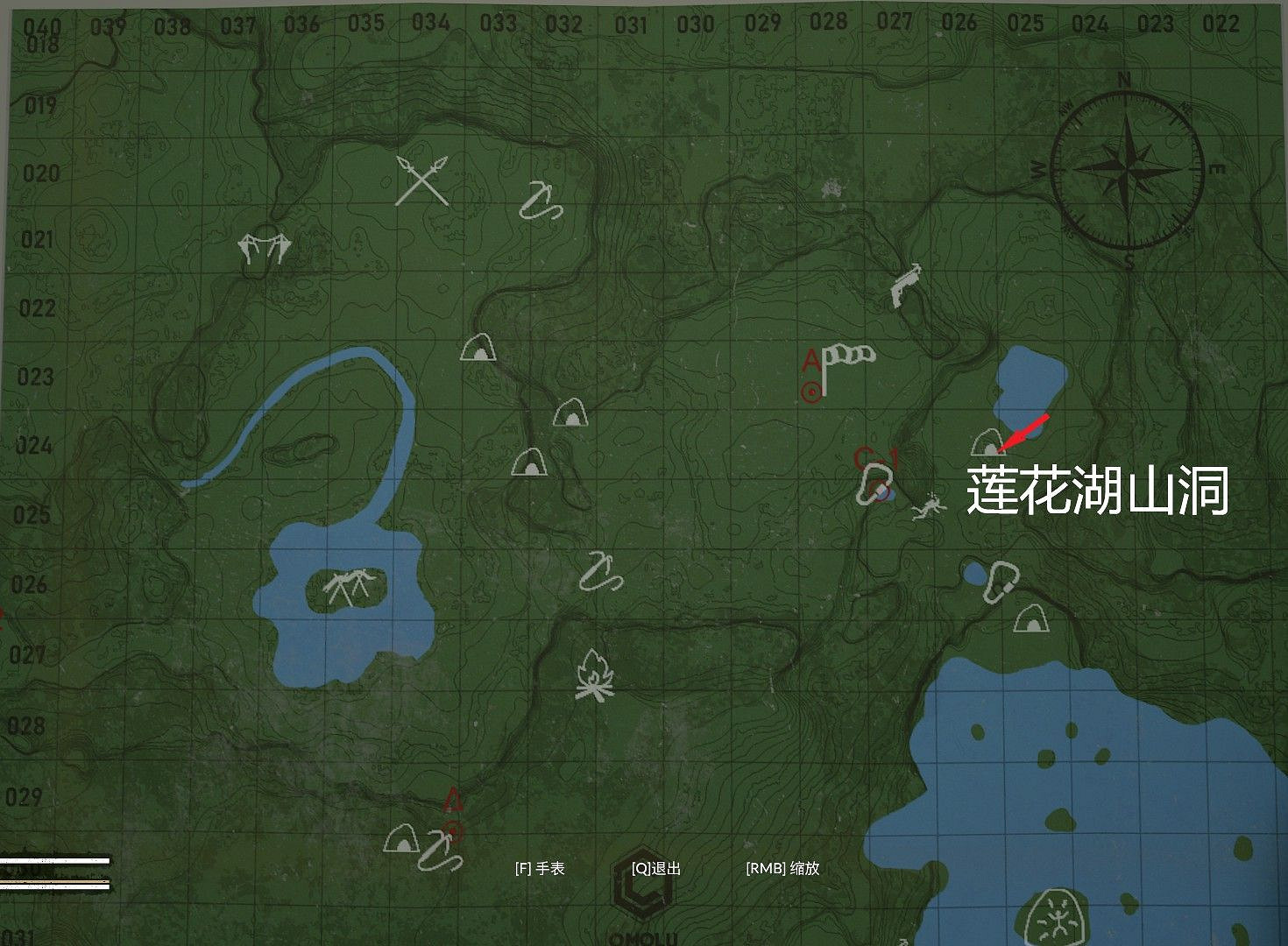 《綠色地獄》高清地圖及重要地點坐標一覽 《綠色地獄》高清地圖及重要地點坐標一覽