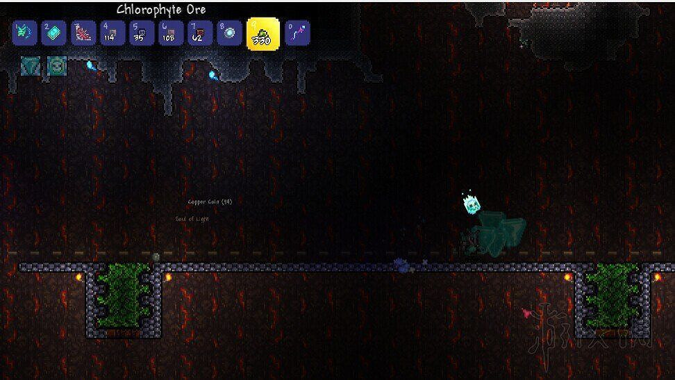 《泰拉瑞亞（Terraria）》高效葉綠礦種植場建造指南