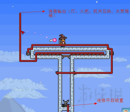 《泰拉瑞亞(Terraria)》電路入門教學 《泰拉瑞亞(Terraria)》電路入門教學
